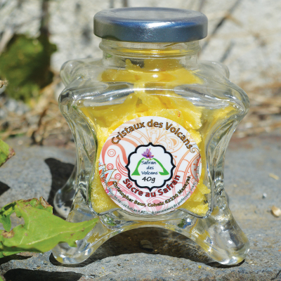 Cristaux de sucre au Safran 40g