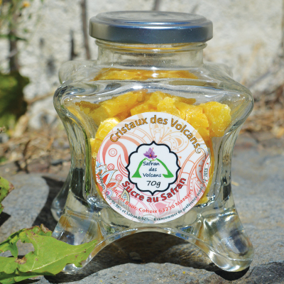 Cristaux de sucre au Safran 70g